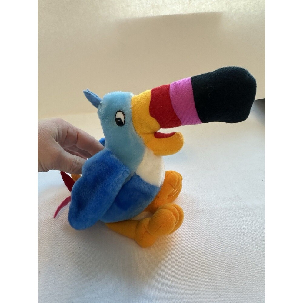 VINTAGE Kelloggs 1996 Froot Loops Toucan Sam Cereal Mascot 6" Plush Promotional